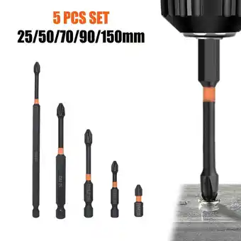 Walmart PH2 Screwdriver Bit Magnetic Alloy Steel Cross Screwdriver Bit 25-150mm offer