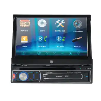 Walmart Dual Electronics XDVD179BT 7 inch Single DIN Car Stereo, Motorized Touch Screen, CD/DVD, New offer