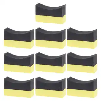 Walmart icolorfuled Car Wash Sponge Scrubber Multi-Functional Foam Cleaning Pad (10pcs) offer