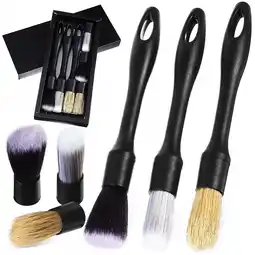 Walmart icolorfuled Auto Detailing Brush Kit for Interior & Exterior Cleaning offer