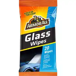 Walmart Armor All Streak Free Auto Glass Cleaning Wipes - 20 Count offer