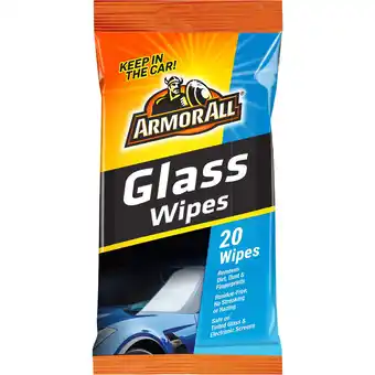 Walmart Armor All Streak Free Auto Glass Cleaning Wipes - 20 Count offer