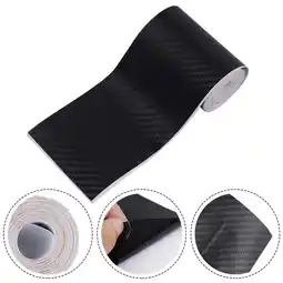 Walmart Gerich 7CM*5M Carbon Fiber Car Stickers Door Sill Scuff Anti Scratch Tape Protection offer