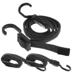 Walmart FENYUN 3pcs Adjustable Bungee Cords Long Bungee Cords Heavy Duty Outdoor Binding Straps with Hooks offer