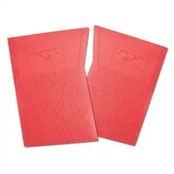 Walmart Scott Drake C5ZZ-6513086-RD Rubber Pony Floor Mats Red offer