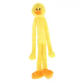 Walmart Multipet Swingin' Slevins Duck Plush Dog Toy, Extra Long, Extra Squeakers offer