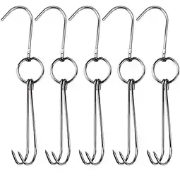 Walmart 5pcs Chinese Bacon Hanging Hooks Sausage Hooks Kitchen Meat Hooks Roast Hook offer