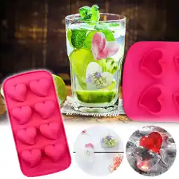 Walmart Ikohbadg Heart-shaped Silicone DIY Summer Ice Tray Ice Tray Cake offer