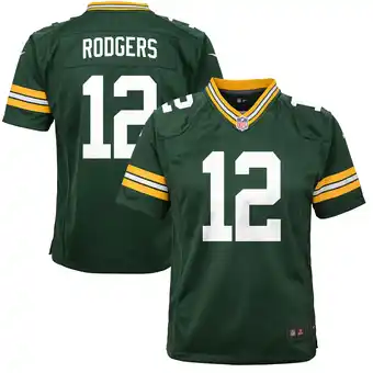 Walmart new green bay packers aaron rodgers nike youth home jersey size l 14-16 large boys offer