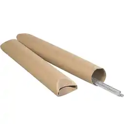 Walmart Partners Brand Crimped End Mailing Tubes 3 x 36 Kraft 24/Case S3036K offer