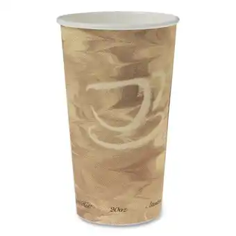 Walmart SOLO Single Sided Poly Paper Hot Cups, 20 oz, Mistique Design, 40/Bag, 15 Bags/Carton offer