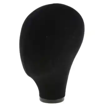 Walmart Linen Mannequin Head Hat Wig Accessories Display Head Mould With Solid Wood Base E offer