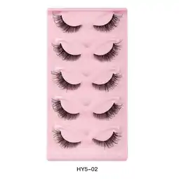 Walmart Under $5, 5 Pairs Eye Natural Look False Eyelashes offer