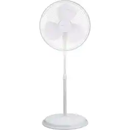 Walmart Denali Aire 16 In. 3-Speed White Oscillating Pedestal Fan 1DAFP16 offer