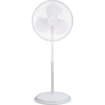 Walmart Denali Aire 16 In. 3-Speed White Oscillating Pedestal Fan 1DAFP16 offer