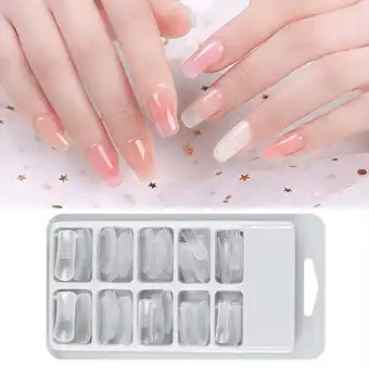 Walmart Press On Nails Nails Reused Can Be Plate Model Extend To The Plate Quickly The offer