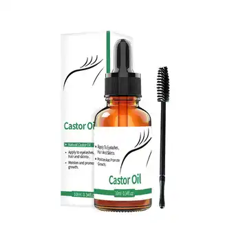 Walmart End-of-year savings Castor Oil Mascara 10ml, Conditioner Oil Gently Moisturizes Eyelashes offer