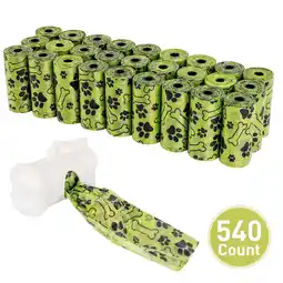 Walmart PayUSD Dog Poop Bags Dog Waste Bags with Dispenser 27 Rolls 540 Counts offer