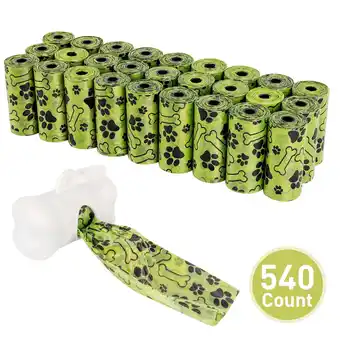 Walmart PayUSD Dog Poop Bags Dog Waste Bags with Dispenser 27 Rolls 540 Counts offer