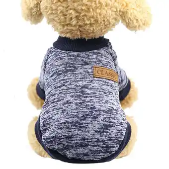 Walmart Weerihhol Two-legged warm puppy dog fight Teddy wool cat sweater pet clothes Dog Turtleneck Clothes offer