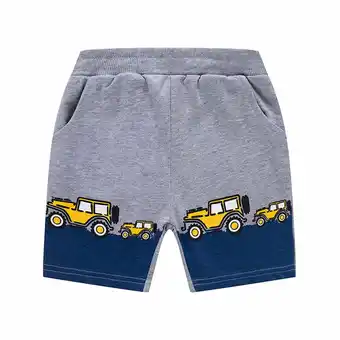 Walmart Tawop Shorts for Boys Boys Shorts Kids Sweatpants Athletic Summer Casual Printed Pant Gray 4-5 Years offer