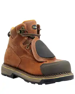 Walmart Hawx Men's Crew Chief External Met Guard Work Boot Composite Toe Brown 11 D(M) US offer