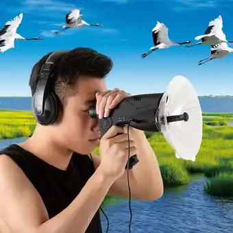 Walmart Ikohbadg 8x Bird Finder Telescope Pickup Outdoor Sound Collector Bird Listener Monoculars offer