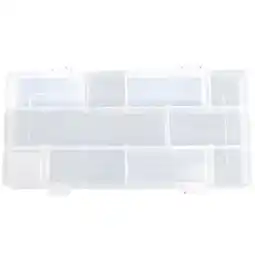 Walmart DAMIFU Adjustable Plastic fishing lure box Fishing Tackle Bait Portable Organizer Box offer