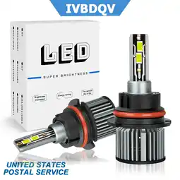 Walmart 2x 9007 LED Headlight Bulb For Nissan Versa Note 2014-2018 High/Low Beam Kit 6500K Bright White offer