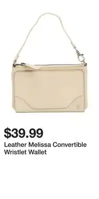 TJ Maxx Leather Melissa Convertible Wristlet Wallet offer