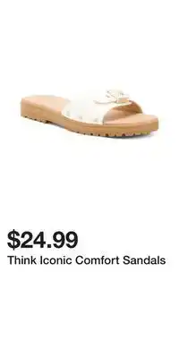 TJ Maxx Think Iconic Comfort Sandals offer