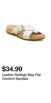 TJ Maxx Leather Reileigh May Flat Comfort Sandals offer