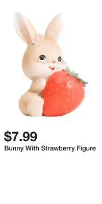 TJ Maxx Bunny With Strawberry Figure offer