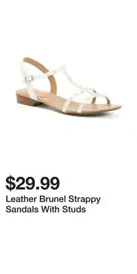 TJ Maxx Leather Brunel Strappy Sandals With Studs offer