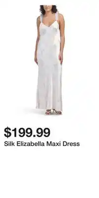 TJ Maxx Silk Elizabella Maxi Dress offer