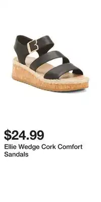 TJ Maxx Ellie Wedge Cork Comfort Sandals offer