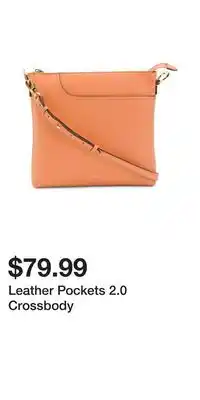 TJ Maxx Leather Pockets 2.0 Crossbody offer