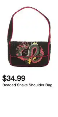 TJ Maxx Beaded Snake Shoulder Bag offer