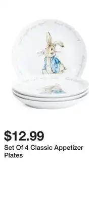 TJ Maxx Set Of 4 Classic Appetizer Plates offer