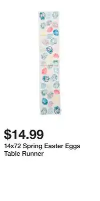 TJ Maxx 14x72 Spring Easter Eggs Table Runner offer