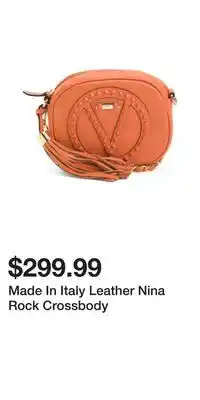 TJ Maxx Made In Italy Leather Nina Rock Crossbody offer