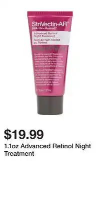 TJ Maxx 1.1oz Advanced Retinol Night Treatment offer