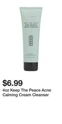 TJ Maxx 4oz Keep The Peace Acne Calming Cream Cleanser offer