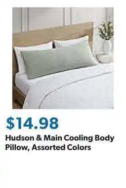 Sam's Club Hudson & Main Cooling Body Pillow, Assorted Colors offer