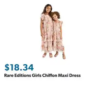 Sam's Club Rare Editions Girls Chiffon Maxi Dress offer