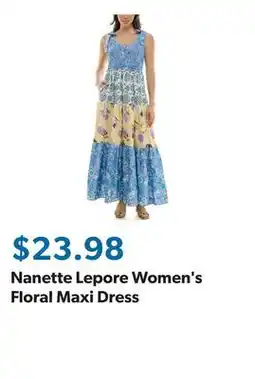 Sam's Club Nanette Lepore Women's Floral Maxi Dress offer