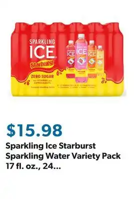 Sam's Club Sparkling Ice Starburst Sparkling Water Variety Pack 17 fl. oz., 24 pk offer