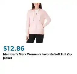 Sam's Club Member's Mark Women's Favorite Soft Full Zip Jacket offer