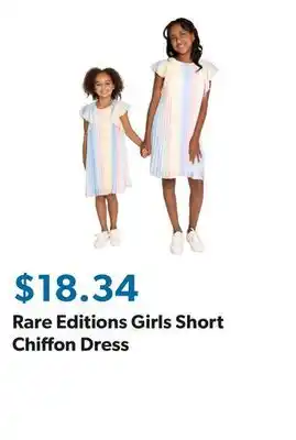 Sam's Club Rare Editions Girls Short Chiffon Dress offer