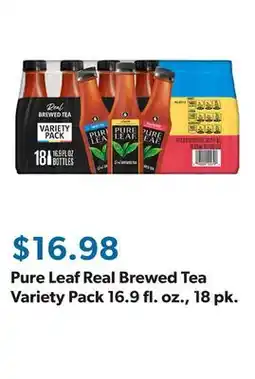 Sam's Club Pure Leaf Real Brewed Tea Variety Pack 16.9 fl. oz., 18 pk offer